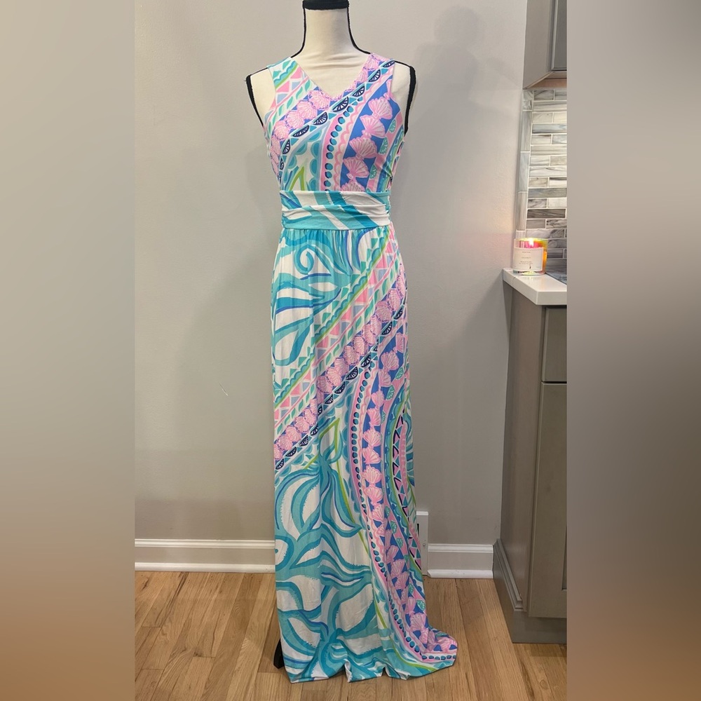 Price drop! NWT Lilly Pulitzer Marco Coco Island Maxi Dress SZ S